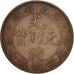 Cina, KWANGTUNG PROVINCE, Kuang-hs, Cent, 10 Cash, BB+, Rame, KM:193