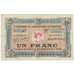 France, Troyes, 1 Franc, TB+, Pirot:124-10