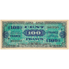 France, 100 Francs, Flag/France, 1944, 36079768, AU(55-58), Fayette:25.8