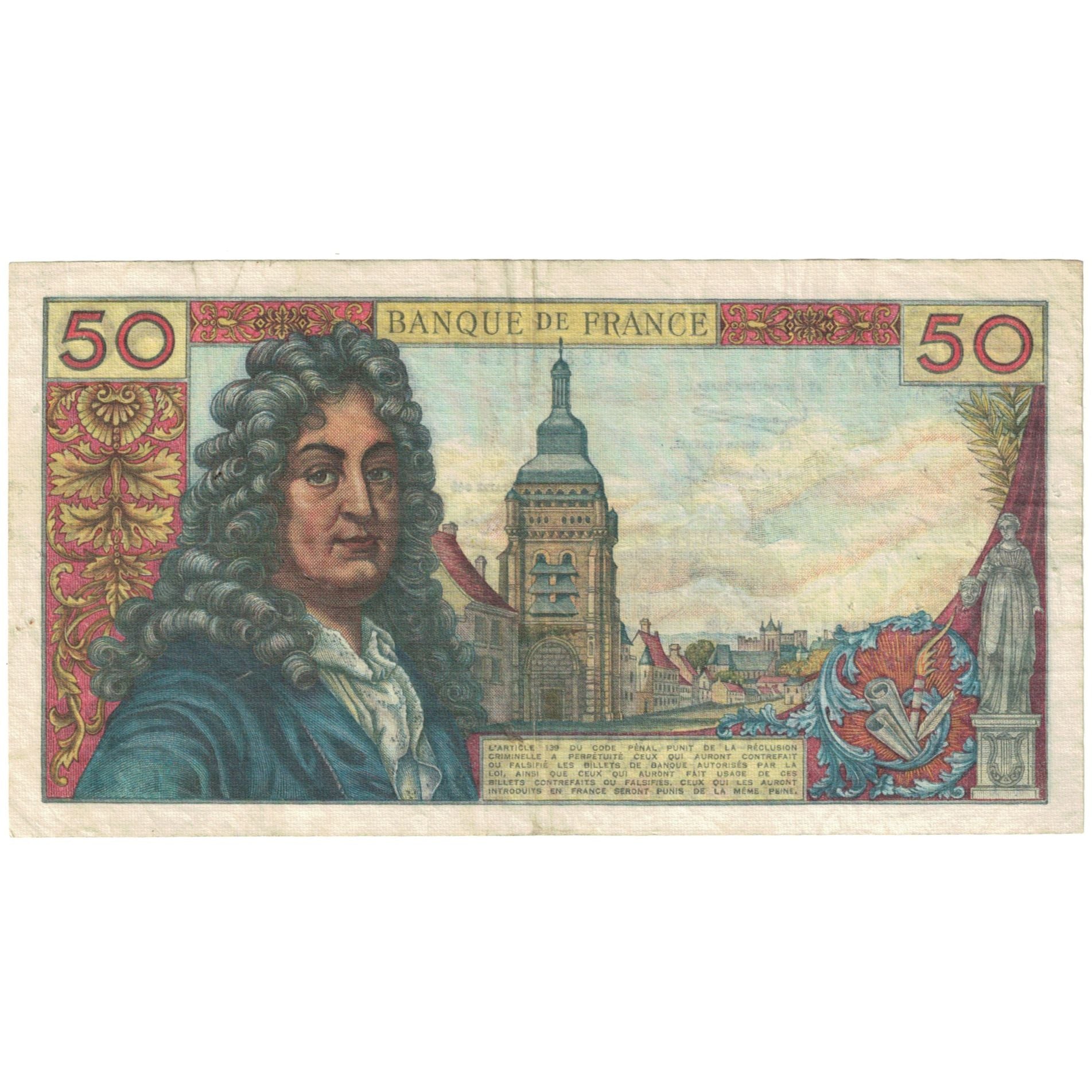 France, 50 Francs, 1962, K.34, EF(40-45), Fayette:64.3, KM:148a