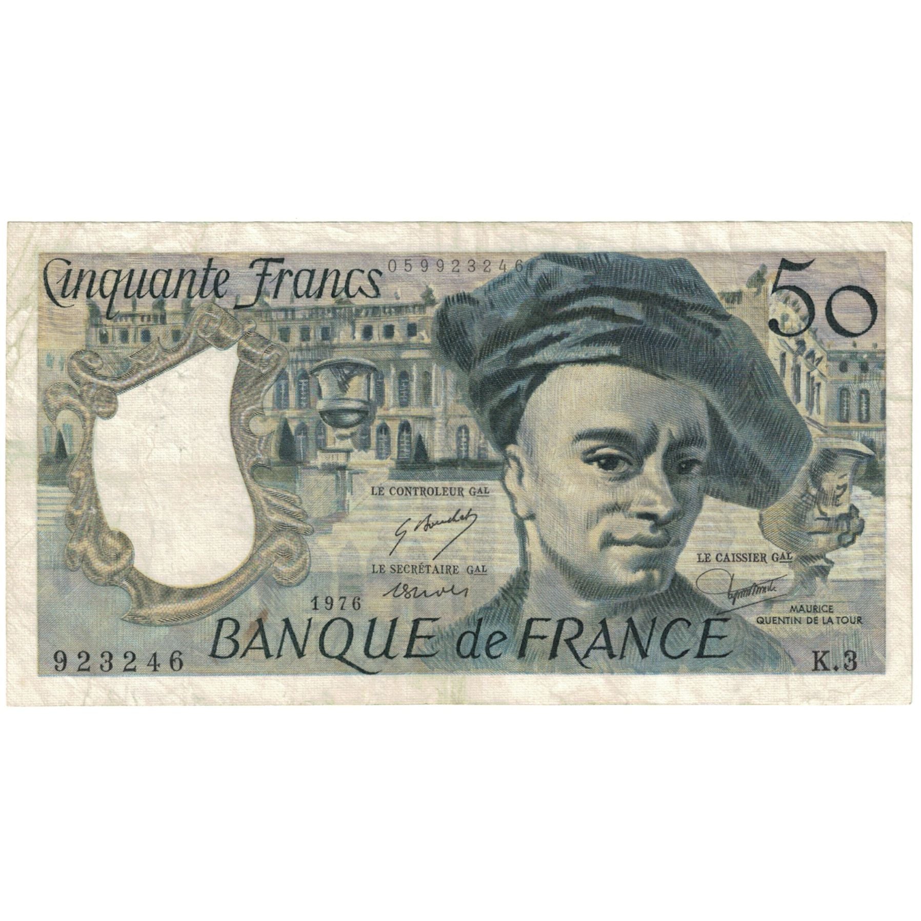 Francia, 50 Francs, 1976, K.3, MB, Fayette:F67.01, KM:152a