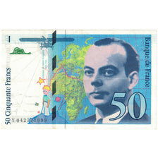 France, 50 Francs, St Exupéry, 1997, Undated (1997), AU(55-58), Fayette:73.4