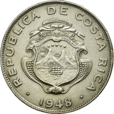 Moneta, Costa Rica, 25 Centimos, 1948, SPL-, Rame-nichel, KM:175