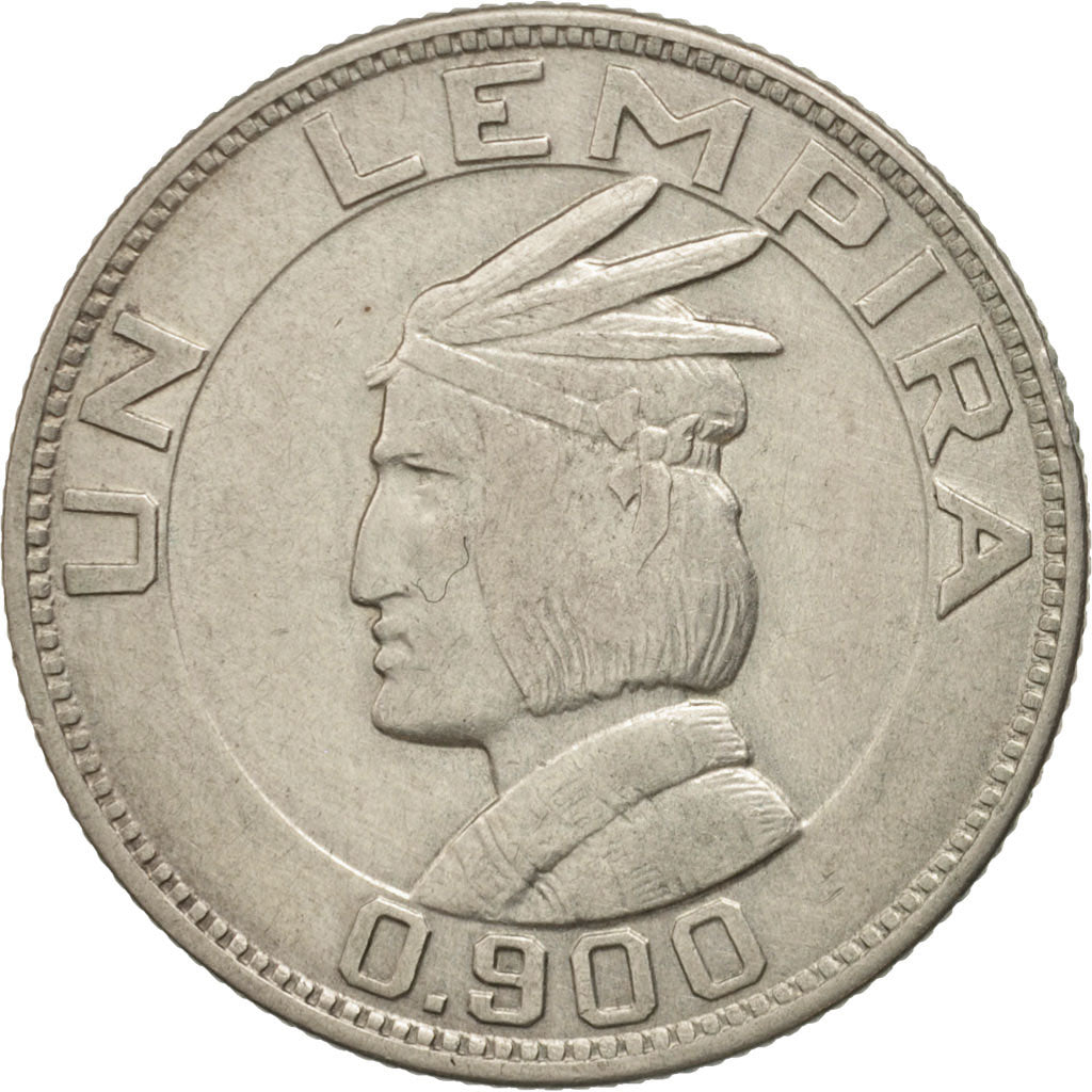 Honduras, Lempira, 1937, Philadelphia, U.S.A., TTB, Argent, KM:75
