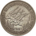 EQUATORIAL AFRICAN STATES, 50 Francs, 1961, Paris, EF(40-45), Copper-nickel
