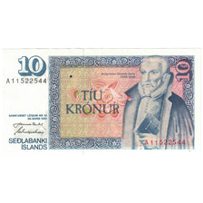Banknote, Iceland, 10 Kronur, L.1961 (1981), 1961-03-29, KM:48a, UNC(65-70)