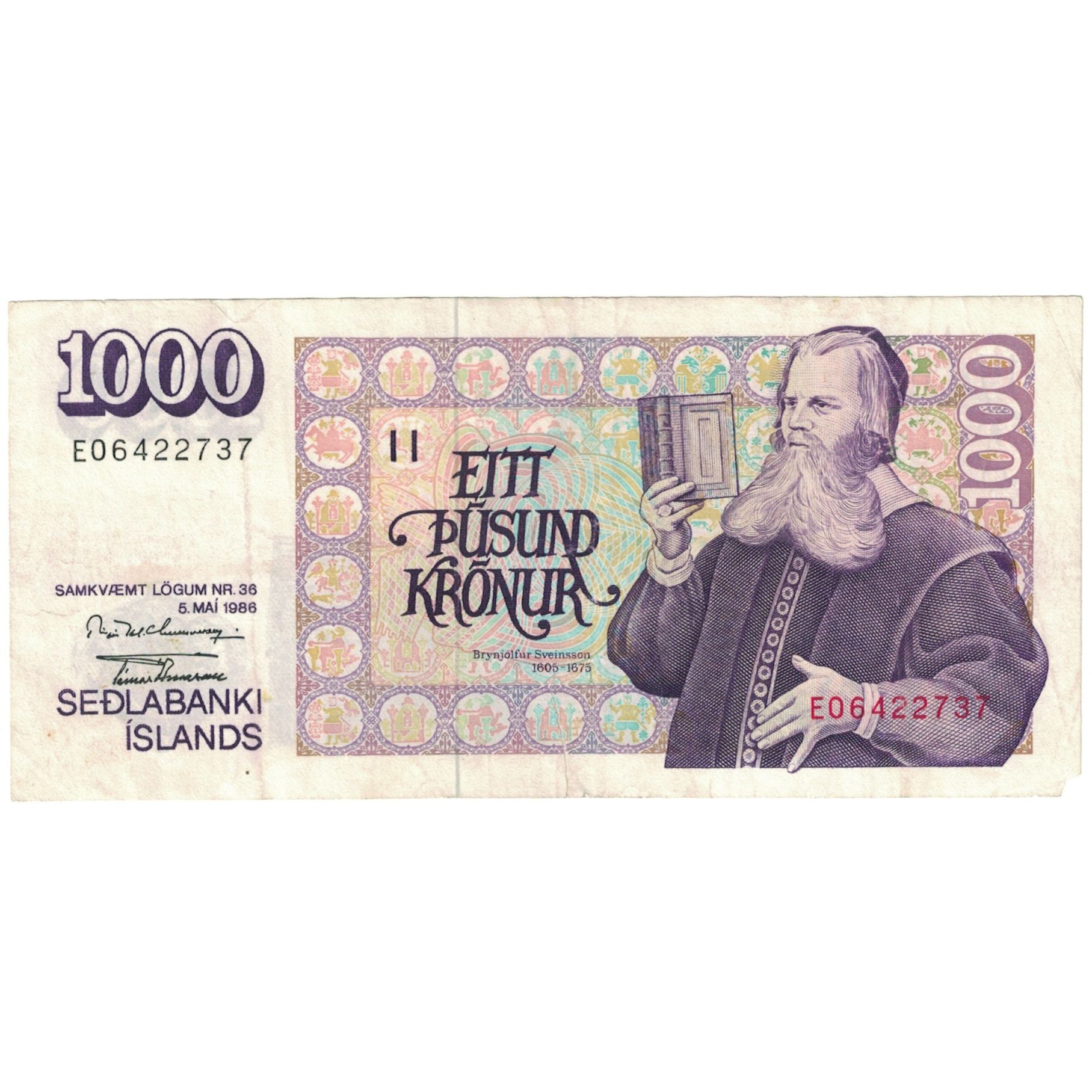 Banknote, Iceland, 1000 Kronur, 2001, 2001-05-22, KM:59, VF(20-25)