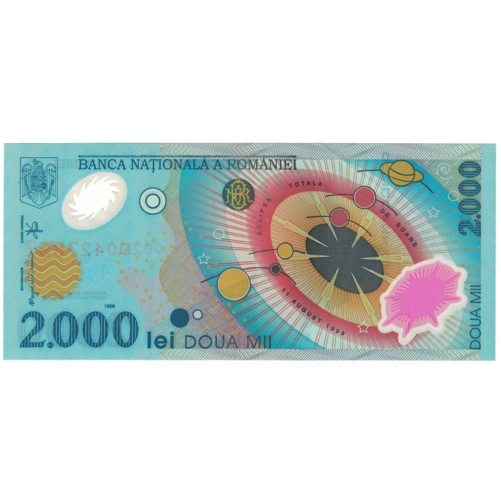 Billete, 2000 Lei, Rumanía, KM:111a, UNC