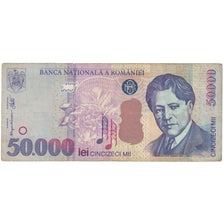 Banknote, Romania, 50,000 Lei, 1996-2000, KM:109Aa, VF(30-35)