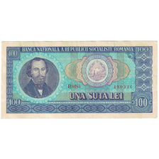 Billet, Roumanie, 100 Lei, 1966, KM:97a, TTB