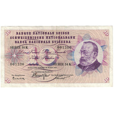 Banknote, Switzerland, 10 Franken, 1963, 1963-03-28, KM:45h, EF(40-45)