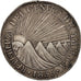 CENTRAL AMERICAN REPUBLIC, 8 Réales, 1835, Guatemala City, EF(40-45), Silver