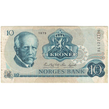 Banknote, Norway, 10 Kroner, 1979, KM:36c, VF(20-25)