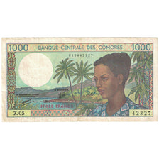 Banknote, Comoros, 1000 Francs, UNDATED (1984), KM:11b, EF(40-45)