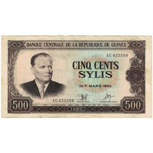 Banknote, Guinea, 500 Sylis, 1980, KM:27A, EF(40-45)