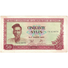 Banknote, Guinea, 50 Sylis, 1980, KM:25a, EF(40-45)
