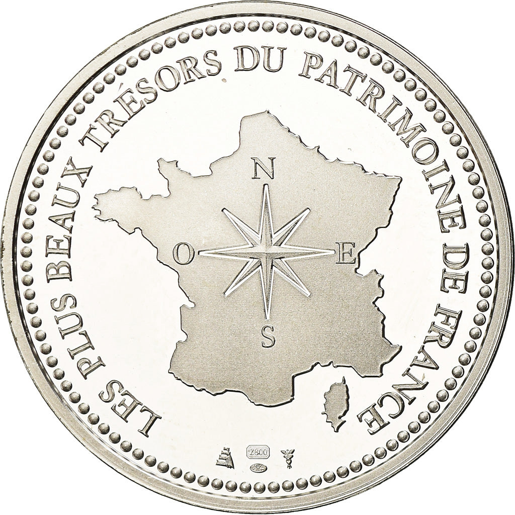 France, Medal, Paris - La Tour Eiffel, MS(65-70), Silver