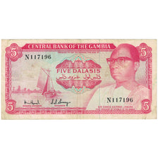 Banknote, The Gambia, 5 Dalasis, KM:5b, VF(20-25)