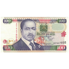 Banknote, Kenya, 100 Shillings, 1999, 1999-07-01, KM:37D, AU(55-58)