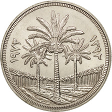Iraq, Dinar, 1972, MS(60-62), Silver, KM:137