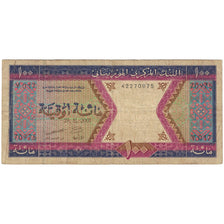 Banknote, Mauritania, 100 Ouguiya, 2001-11-28, KM:4j, VG(8-10)