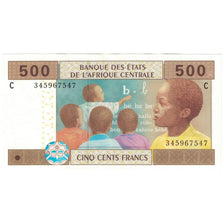 Banknote, Central African States, 500 Francs, 2002, KM:506F, UNC(65-70)