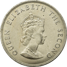 Coin, Jersey, Elizabeth II, 5 Shilling, 1966, AU(55-58), Copper-nickel, KM:28