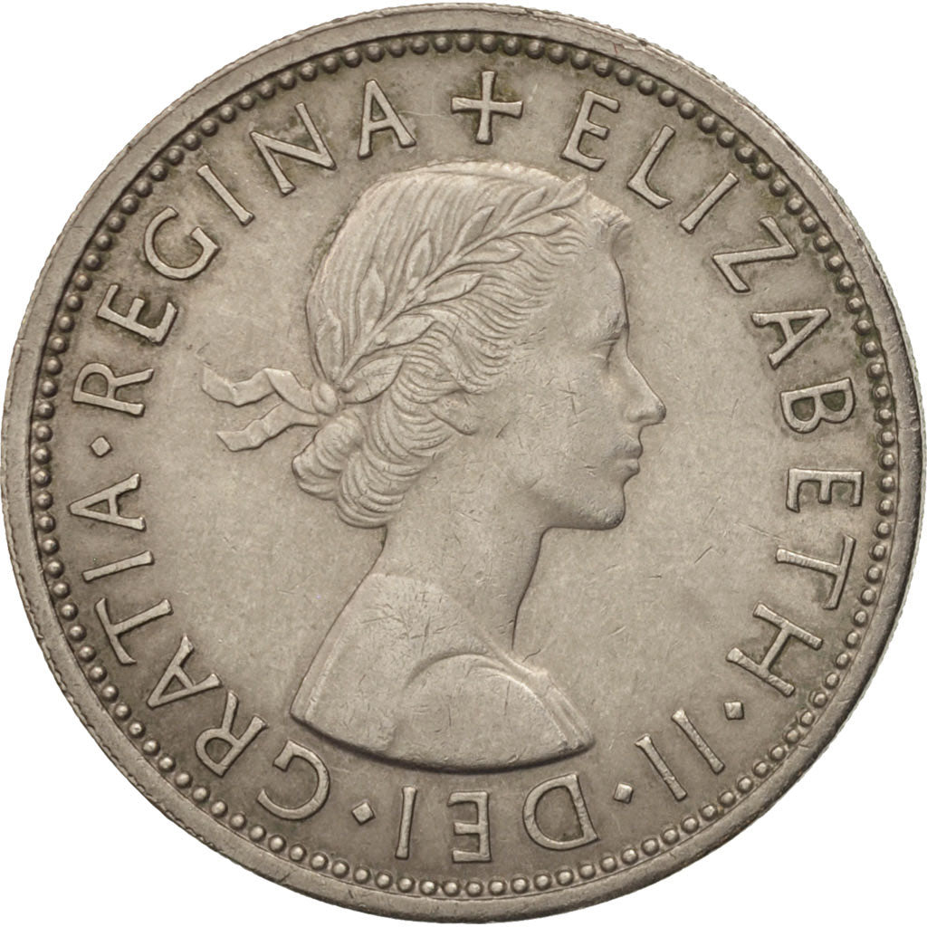 Great Britain, Elizabeth II, Florin, Two Shillings, 1966, AU(50-53)