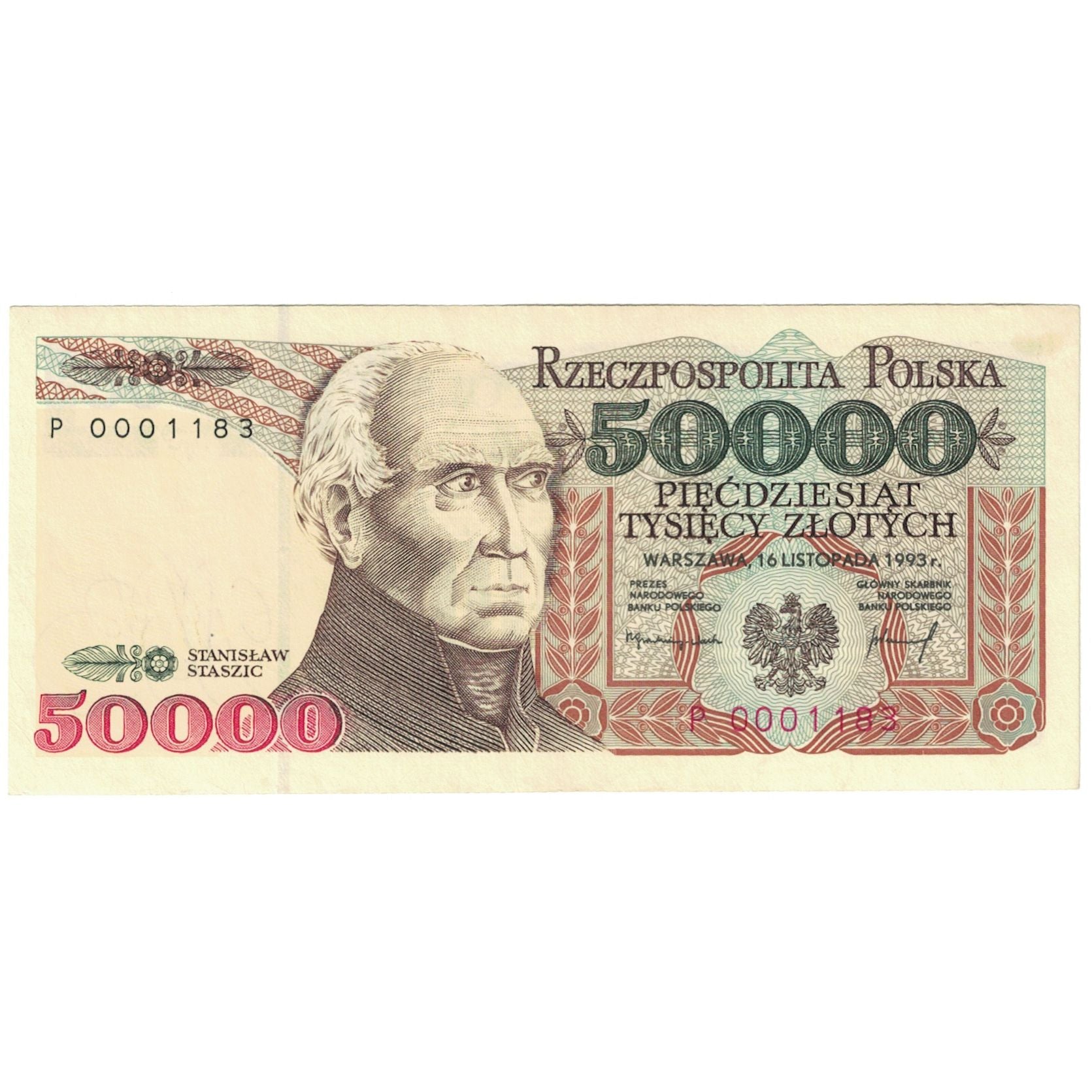 Banconote, Polonia, 50,000 Zlotych, 1993, 1993-11-16, KM:159a, BB