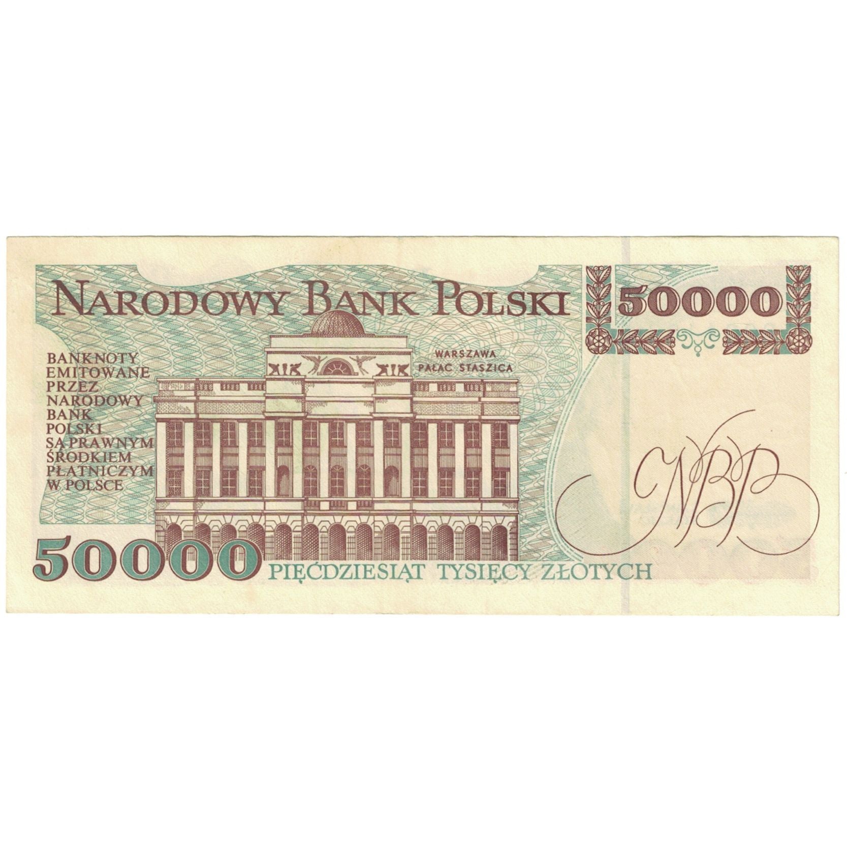 Banconote, Polonia, 50,000 Zlotych, 1993, 1993-11-16, KM:159a, BB
