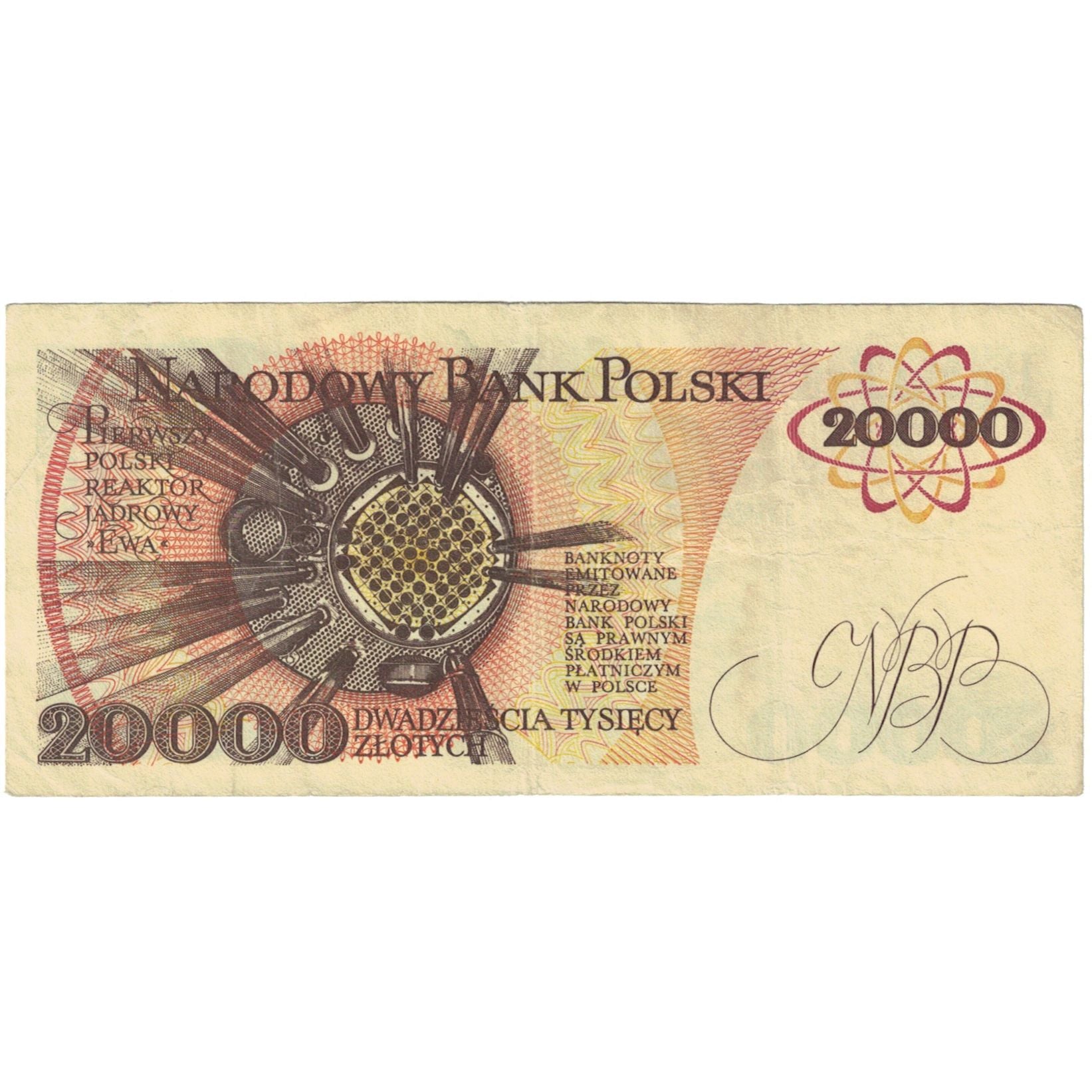 Banknote, Poland, 20,000 Zlotych, 1989, 1989-02-01, KM:152a, VF(20-25)