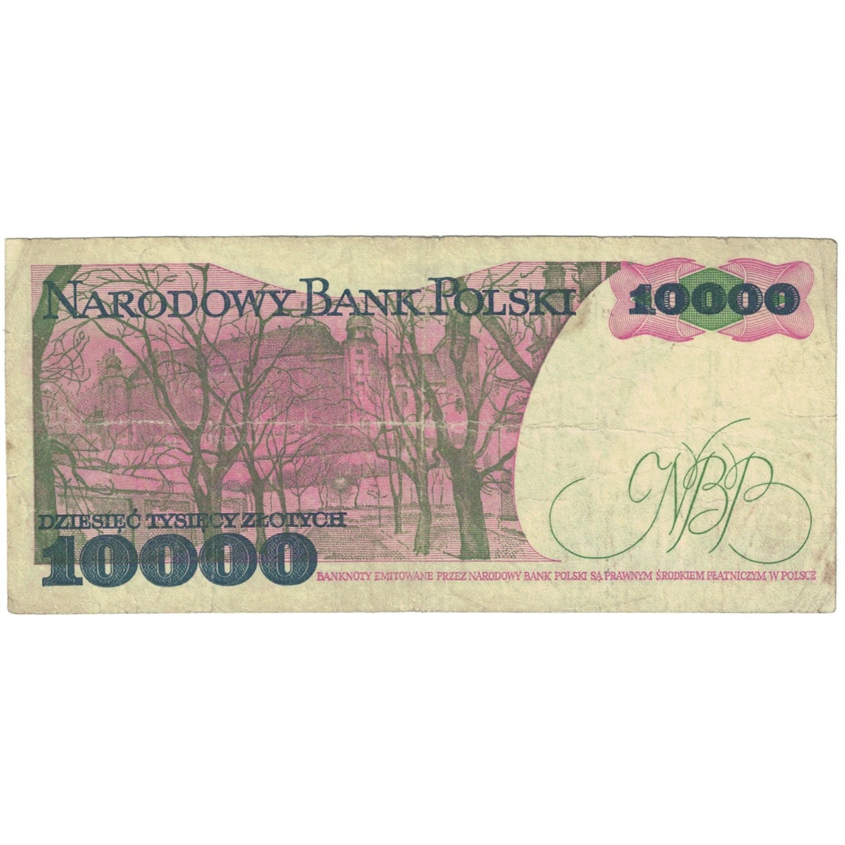 Banknote, Poland, 10,000 Zlotych, 1988-12-01, KM:151b, VF(20-25)