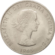 Great Britain, Elizabeth II, Crown, 1965, AU(55-58), Copper-nickel, KM:910