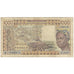 Banknote, West African States, 1000 Francs, KM:207Ba, VF(20-25)