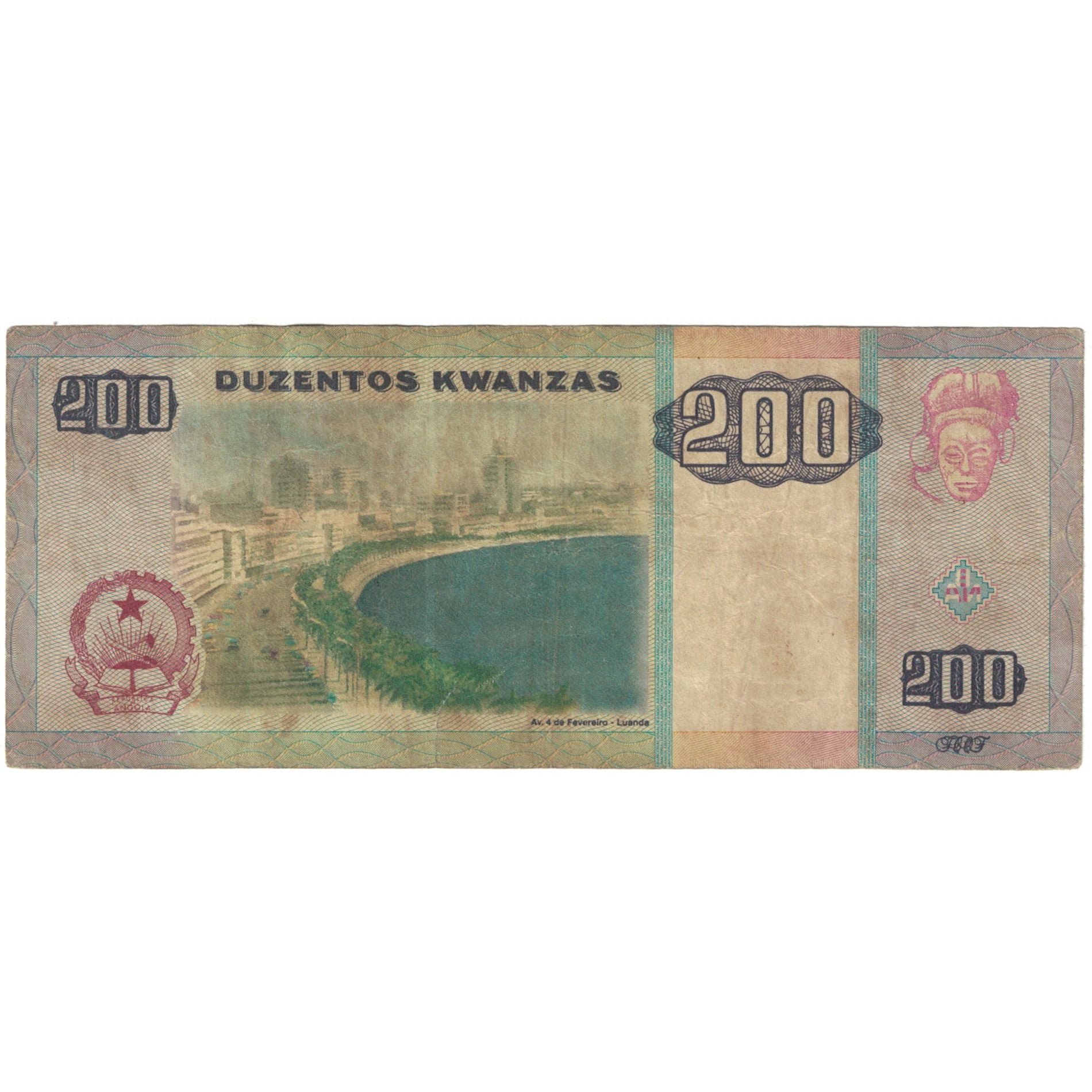 Banknote, Angola, 200 Kwanzas, 2003, KM:148b, VF(20-25)