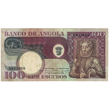 Banknote, Angola, 100 Escudos, 1973, 1973-06-10, KM:106, VF(20-25)