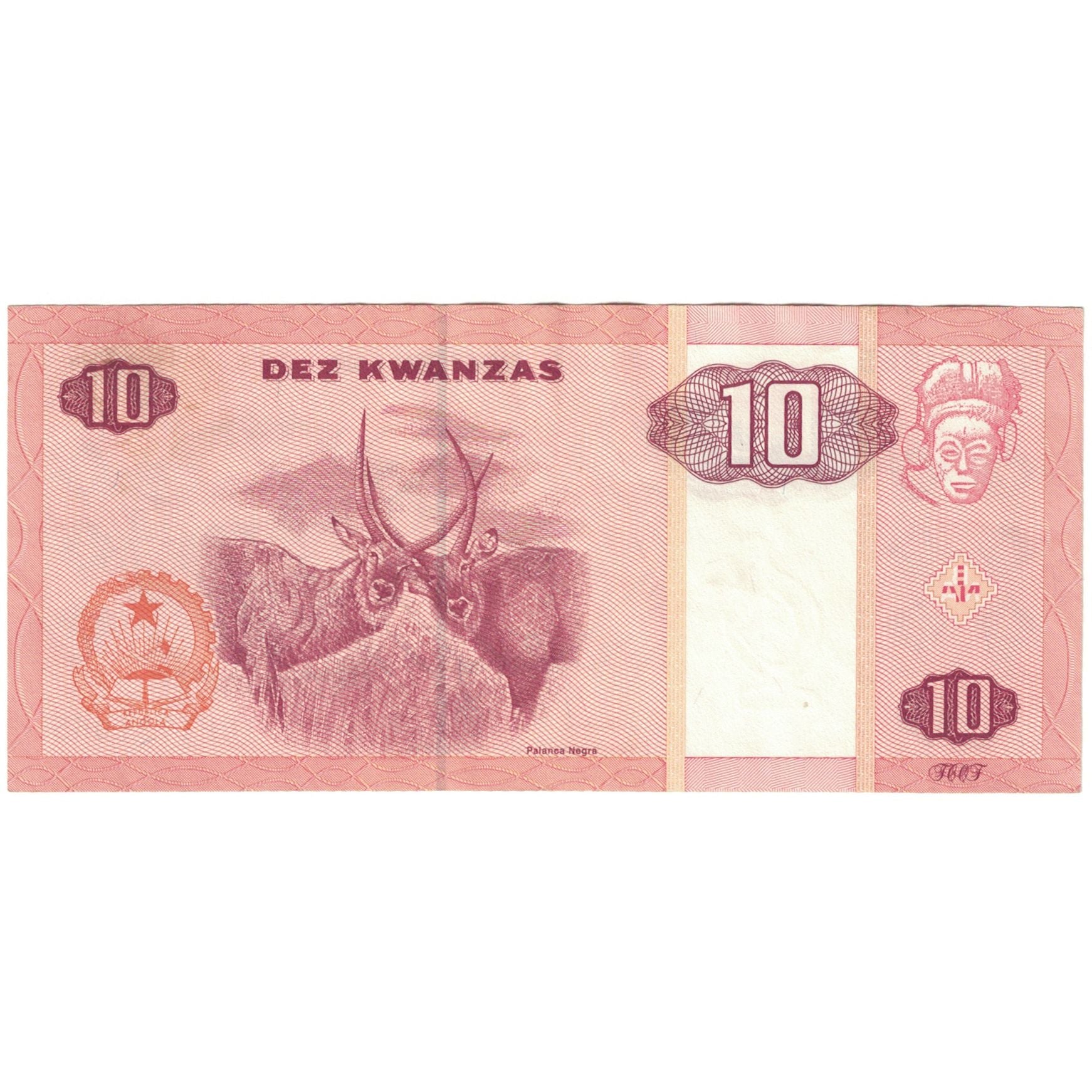 Banknote, Angola, 10 Kwanzas, 1999, 10.1999, KM:145a, EF(40-45)