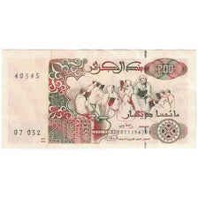 Banknote, Algeria, 200 Dinars, KM:138, VF(20-25)