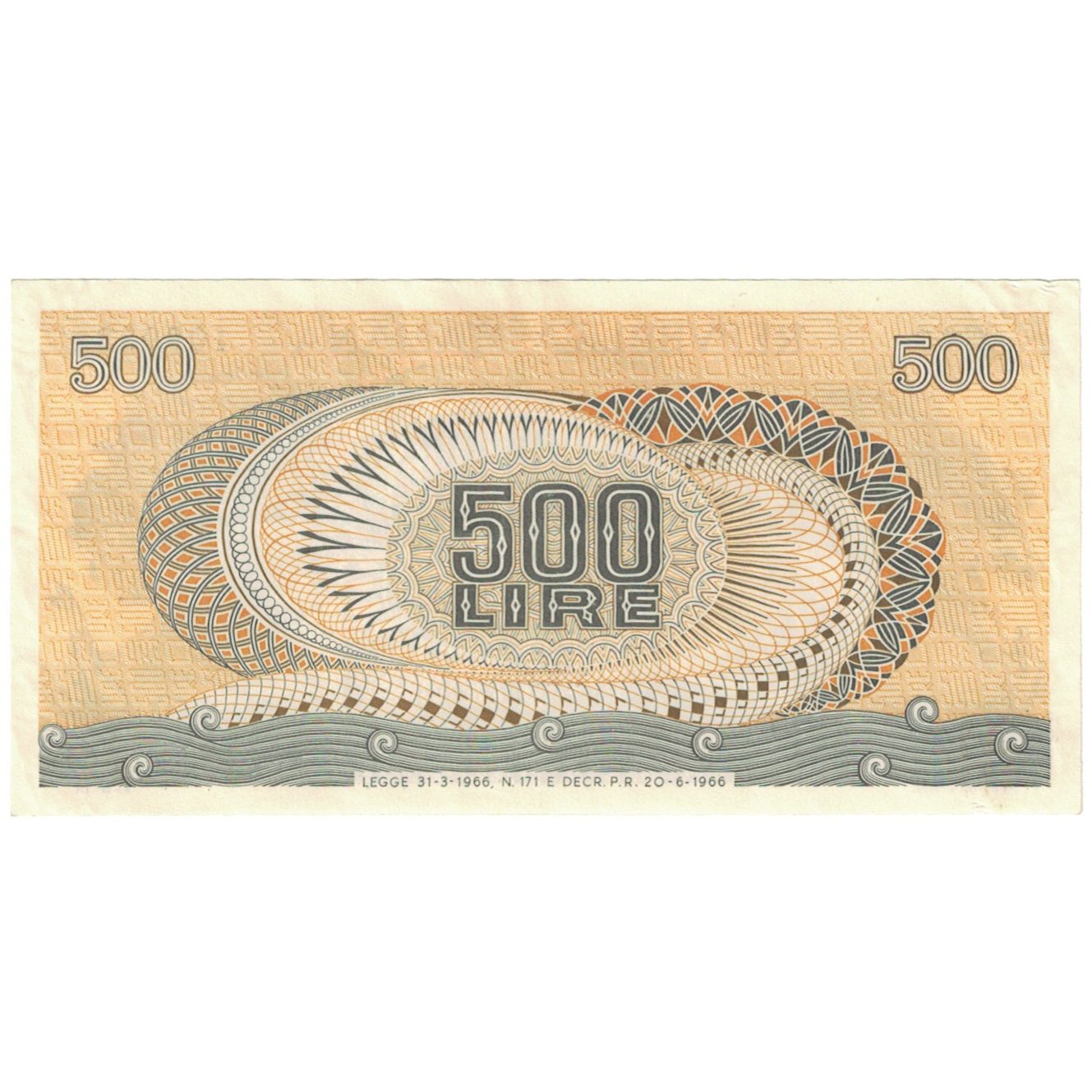 Banknote, Italy, 500 Lire, 1966, 1966-06-20, KM:93a, AU(55-58)