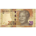 Banknote, South Africa, 20 Rand, 2012, KM:134, AU(55-58)