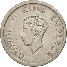 INDIA-BRITISH, George VI, Rupee, 1947, Mumbai, EF(40-45), Nickel, KM:559