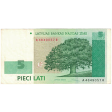 Banknote, Latvia, 5 Lati, 2006, KM:53a, VF(30-35)