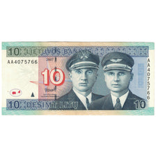 Banknote, Lithuania, 10 Litu, 2007, KM:68, EF(40-45)