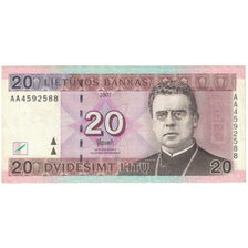 Banknote, Lithuania, 20 Litu, 2007, KM:69, EF(40-45)