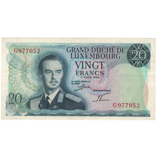 Banknote, Luxembourg, 20 Francs, 1966-03-07, KM:54a, EF(40-45)