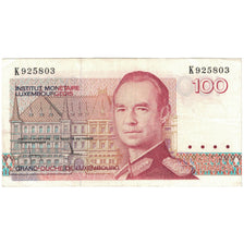 Banknote, Luxembourg, 100 Francs, AU(55-58)