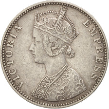 INDIA-BRITISH, Victoria, Rupee, 1901, Calcutta, EF(40-45), Silver, KM:492