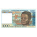 Biljet, Madagascar, 1000 Francs = 200 Ariary, 1994, KM:76b, SUP