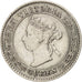 Ceylon, Victoria, 10 Cents, 1893, EF(40-45), Silver, KM:94