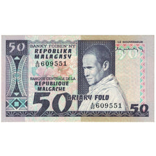 Geldschein, Madagascar, 50 Francs = 10 Ariary, Undated (1974-75), KM:62a, UNZ